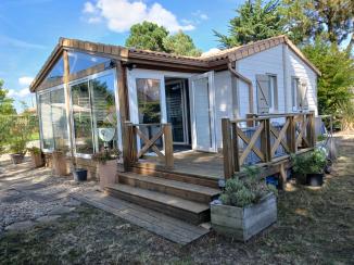 Chalet bois vue mer / 35m² plus 15m² de véranda - Les Moutiers-en-Retz (44760)