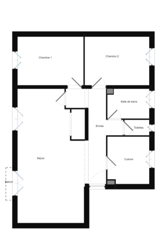 Appartement T3 de 69 m² + garage à St Nazaire, quartier jardins des plantes - Photo 9 - Saint-Nazaire